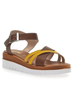 Sandali Platform Me & Me 3298 Cognac-ME u0026 ME