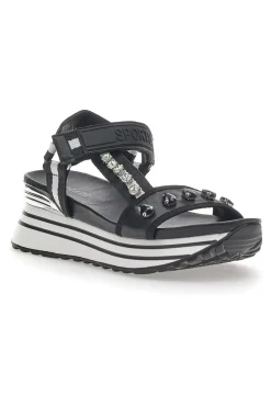 Sandali Platform 23103 Neri-PLOCADI Sale