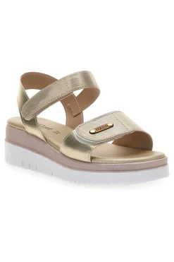 Sandali Platino Con Strappi in Velcro Cafe'Cost 5010-CAFÈ COST Best