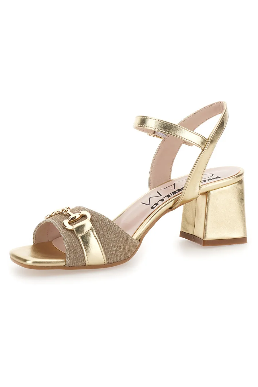 Sandali Platino Con Tacco e Cinturino alla Caviglia 5550-PITTARELLO GLAM Sale