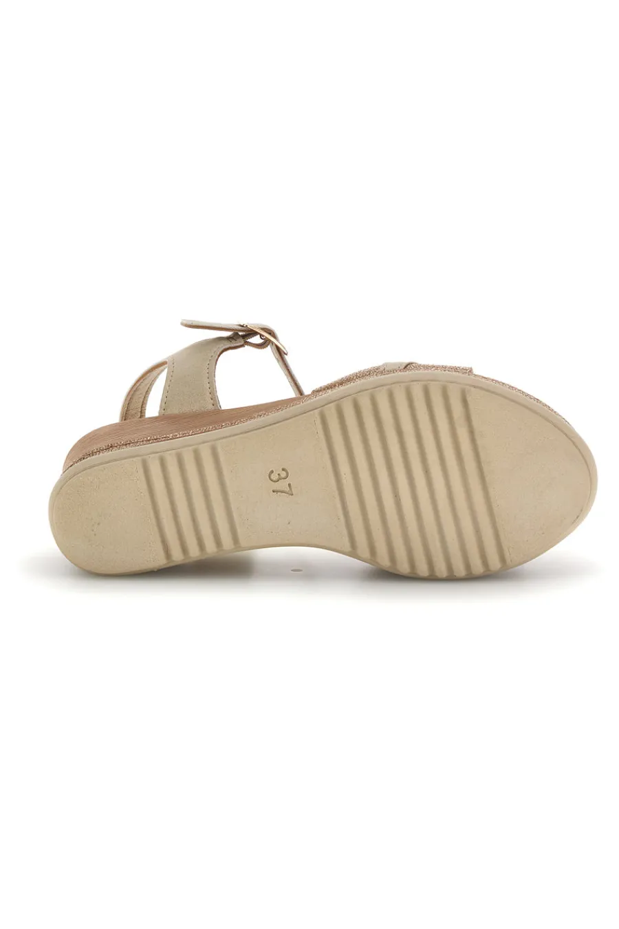 Sandali platino con zeppa 10 FK-INBLU Best