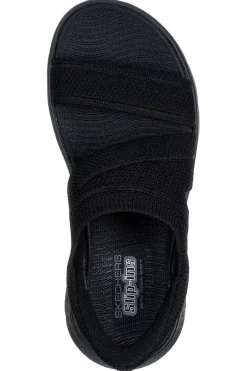 Sandali Slip-Ins Neri GO WALK FLEX SANDAL ENTICING-SKECHERS New