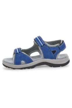 Sandali sportivi grigi e blu con chiusura a strappo 51357-TIGLIO Discount