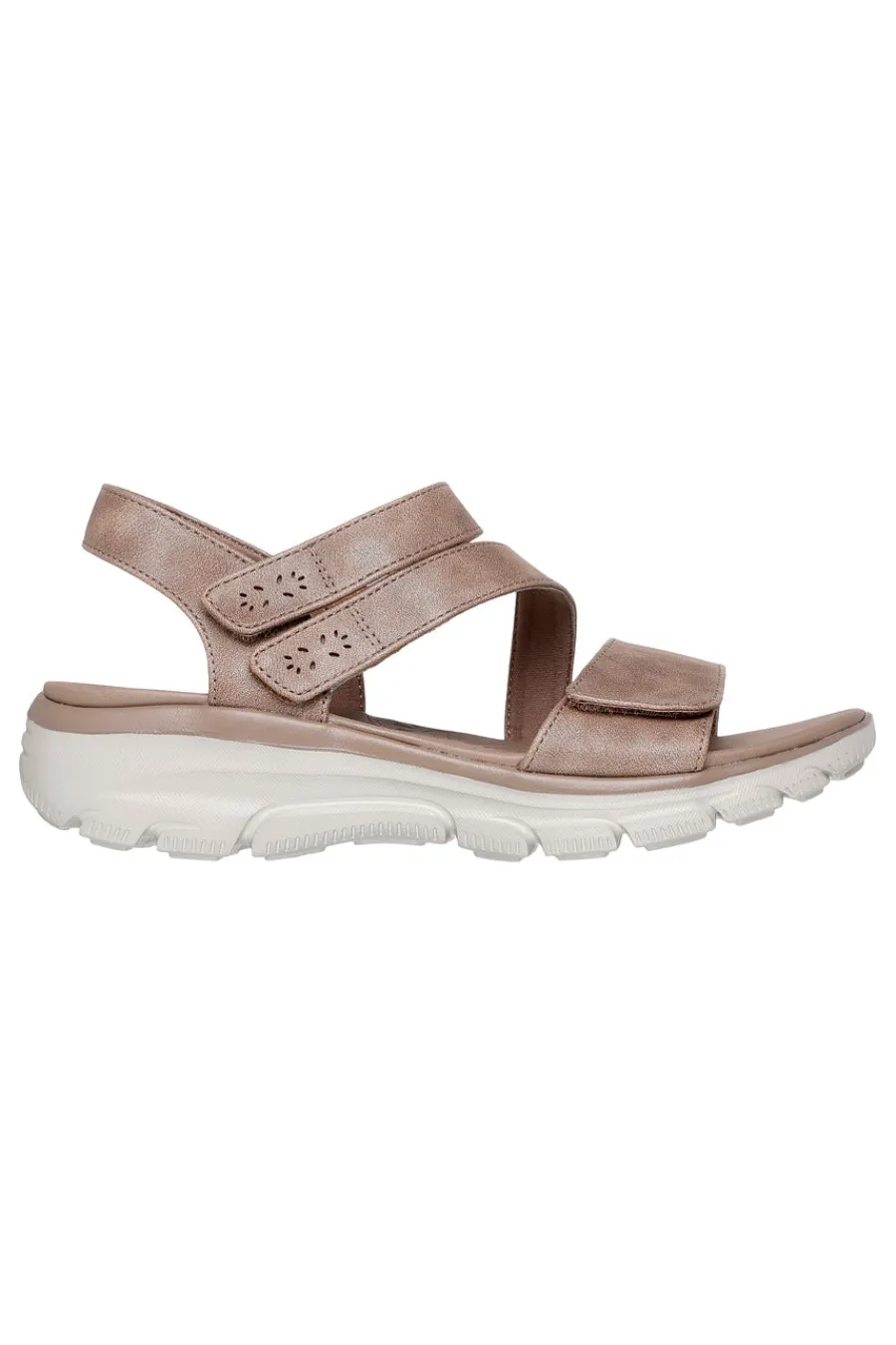 Sandali taupe metallizzato con tripla fascia regolabile EASY GOING ALL DAY CHIC-SKECHERS Online
