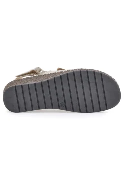 Sandali Taupe Sling-back Con Velcro 42063-PITTARELLO Best