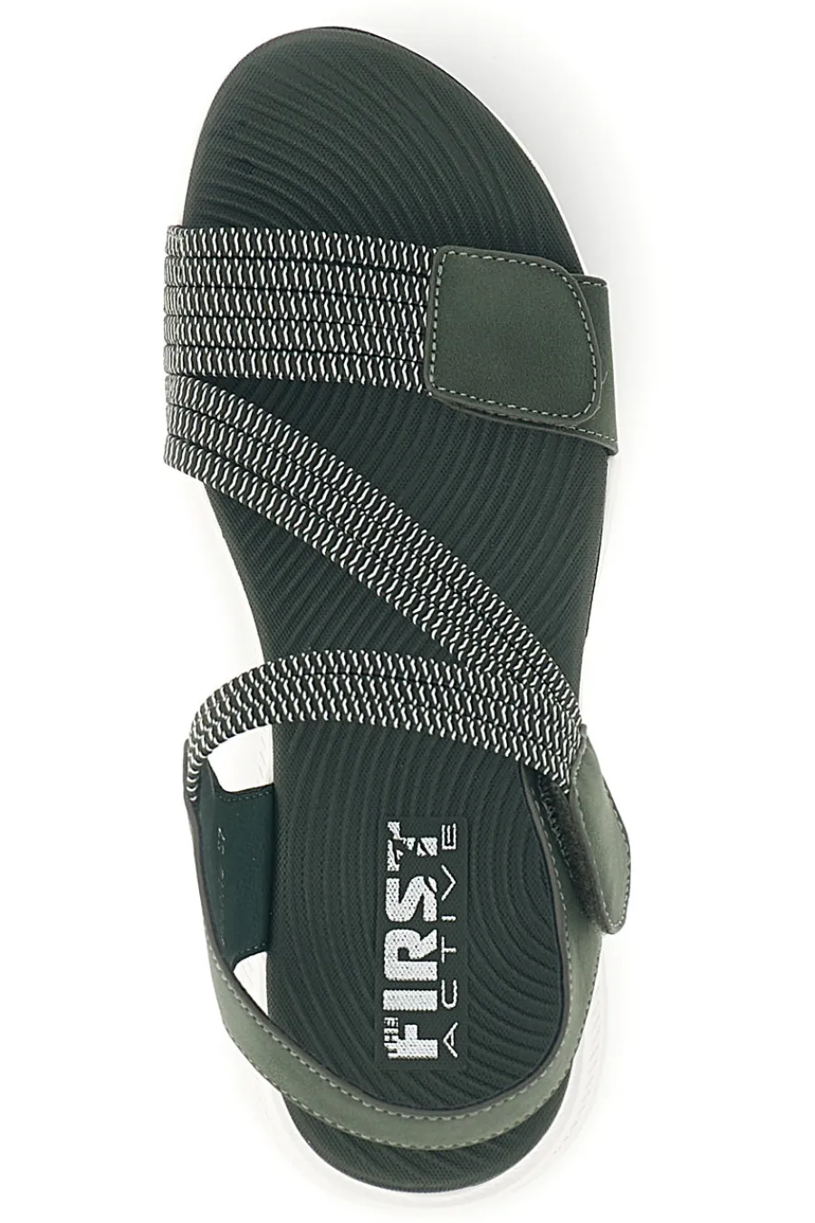 Sandali Verde con fasce elastiche 2-FIRST ACTIVE New