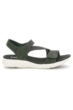 Sandali Verde con fasce elastiche 2-FIRST ACTIVE New