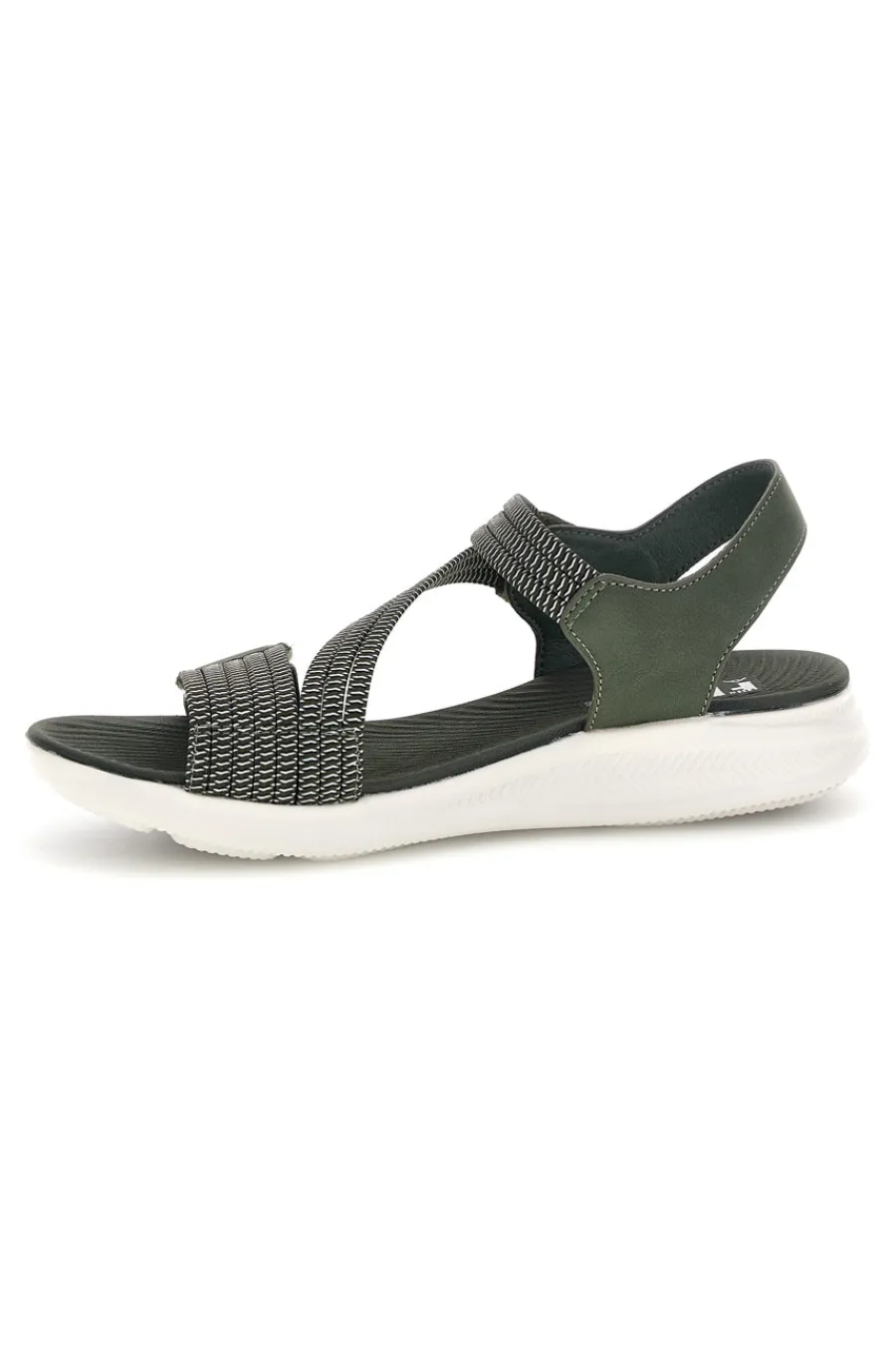 Sandali Verde con fasce elastiche 2-FIRST ACTIVE New
