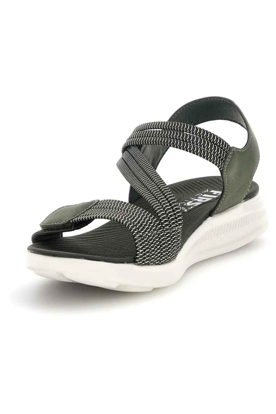 Sandali Verde con fasce elastiche 2-FIRST ACTIVE New