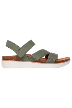 Sandali oliva con cinturini regolabili LIFTED COMFORT-SKECHERS Online