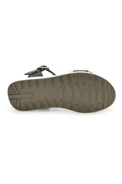 Sandali oliva con cinturino regolabile suola comfort Bza2423820-PLOCADI