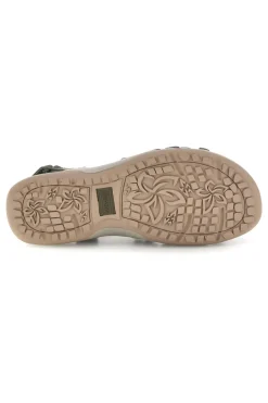 Sandali oliva con fasce elastiche regolabili REGGAE SLIM SUMMER GETAWAY-SKECHERS Clearance
