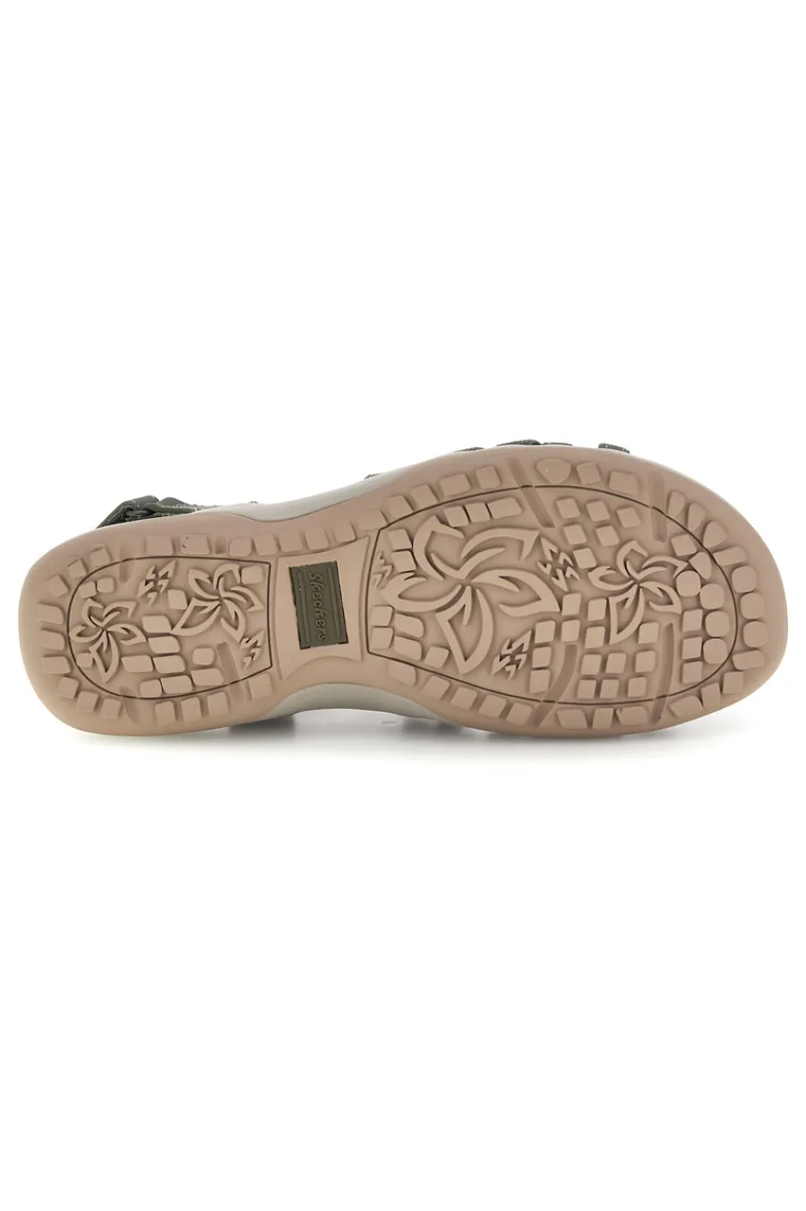 Sandali oliva con fasce elastiche regolabili REGGAE SLIM SUMMER GETAWAY-SKECHERS Clearance