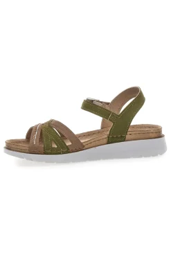 Sandali verdi con cinturino comfort 48 CN-INBLU Hot