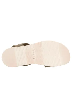 Sandali verdi con cinturino in velcro e fascia traforata Desert kiss low-SKECHERS Outlet