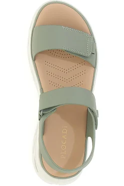 Sandali Verdi Con Strappo in Velcro e Suola Ammortizzata G88382-PLOCADI Best
