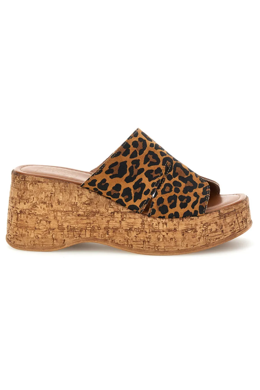 Sandalo animalier in pelle con zeppa Must Have 11937-PITTARELLO Discount