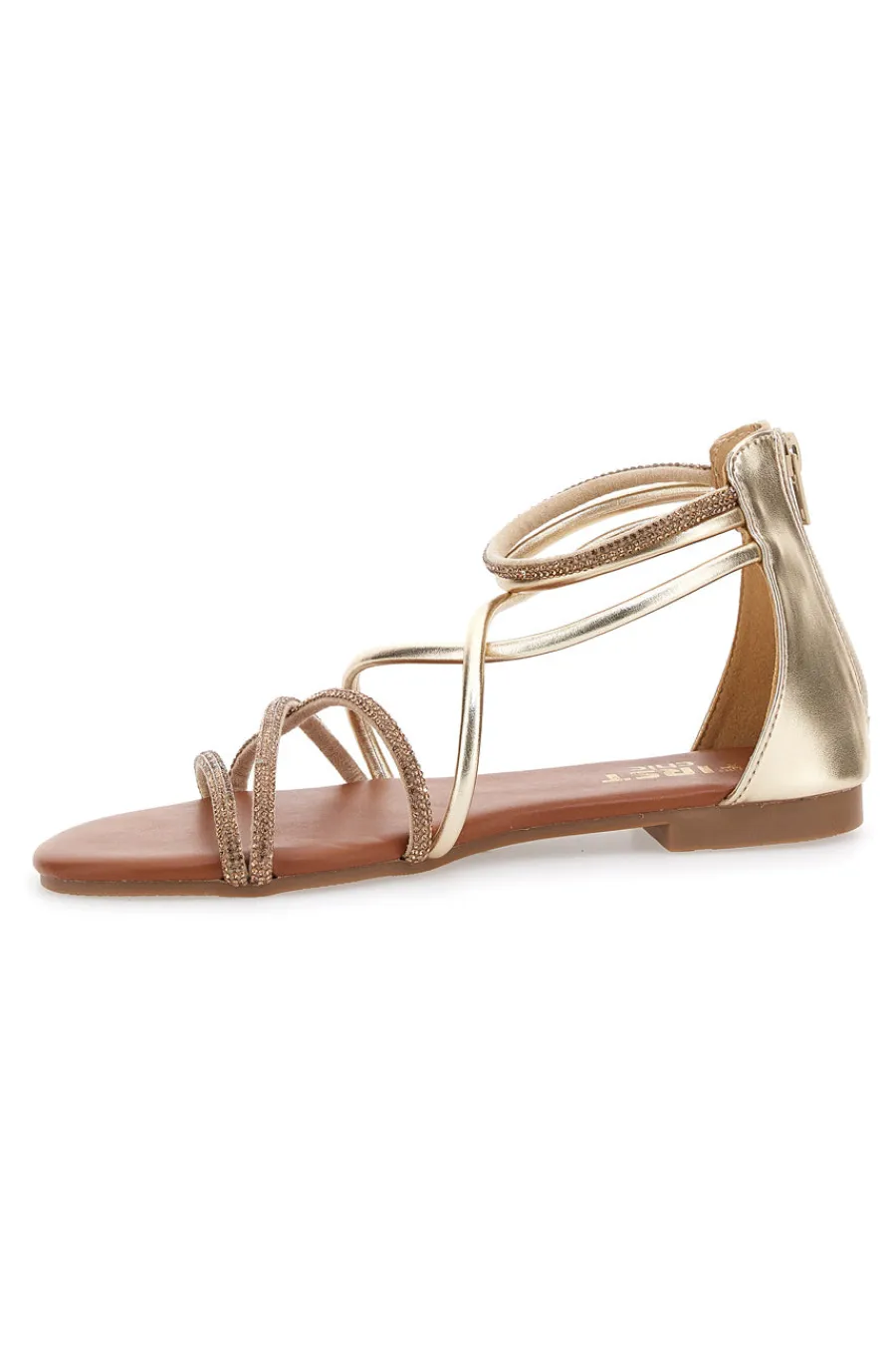 Sandalo basso dorato 5432-THE FIRST CHIC Clearance