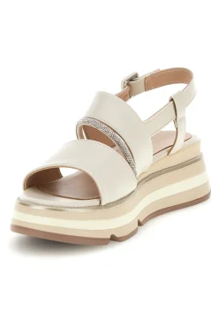Sandalo beige con cinturino gioiello e chiusura con cinturino 52193C1580-MARIELLA BURANI Clearance