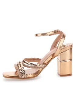 Sandalo Champagne con tacco alto 66135-LE HAVRE PARIS Online