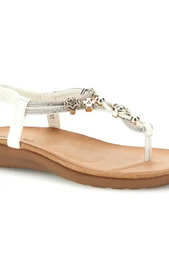 Sandalo infradito con gioiello Quanna Mel K358636-QUANNA MELL Discount