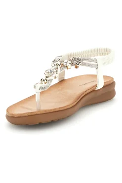 Sandalo infradito con gioiello Quanna Mel K358636-QUANNA MELL Discount