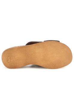 Sandalo marrone in pelle con zeppa Must Have 11937-PITTARELLO Best