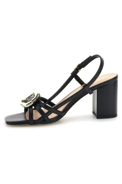 Sandalo con tacco e sottopiede in pelle Ferre F884-FERRE' Hot