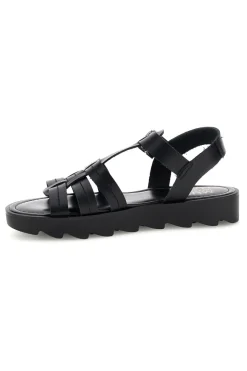 Sandalo nero in pelle con cinturino Must Have 11936-PITTARELLO New