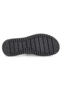 Sandalo nero in pelle con elastici latelali 2401-PITTARELLO ACTIVE Clearance
