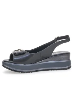 Sandalo Slingback 19418 Nero-PITTARELLO GLAM Online
