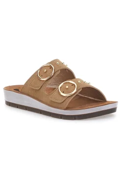 schuhe mit dekorativen Nieten auf Doppelschnalle 54 CP-INBLU New
