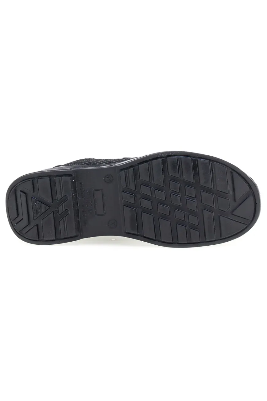 Scarpe antinfortunistiche da uomo nere basse in Putek U. Power Logan S3S CI FO SR ESD