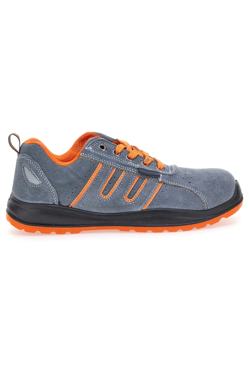 Scarpe antinfortunistiche grigie S1P traspiranti antiscivolo Blue Energy BS 80