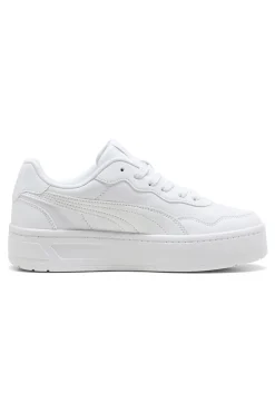 Scarpe bianche con suola platform Court Lally Skye-PUMA Clearance