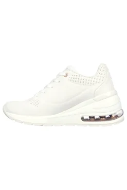 Scarpe bianche con zeppa e suola Air Million Air Elevated Air-SKECHERS