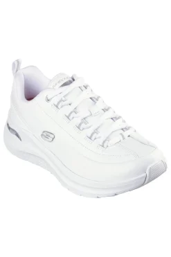 Scarpe bianche in pelle con supporto plantare Arch Fit ARCH FIT 2.0 STAR BOUND-SKECHERS Online