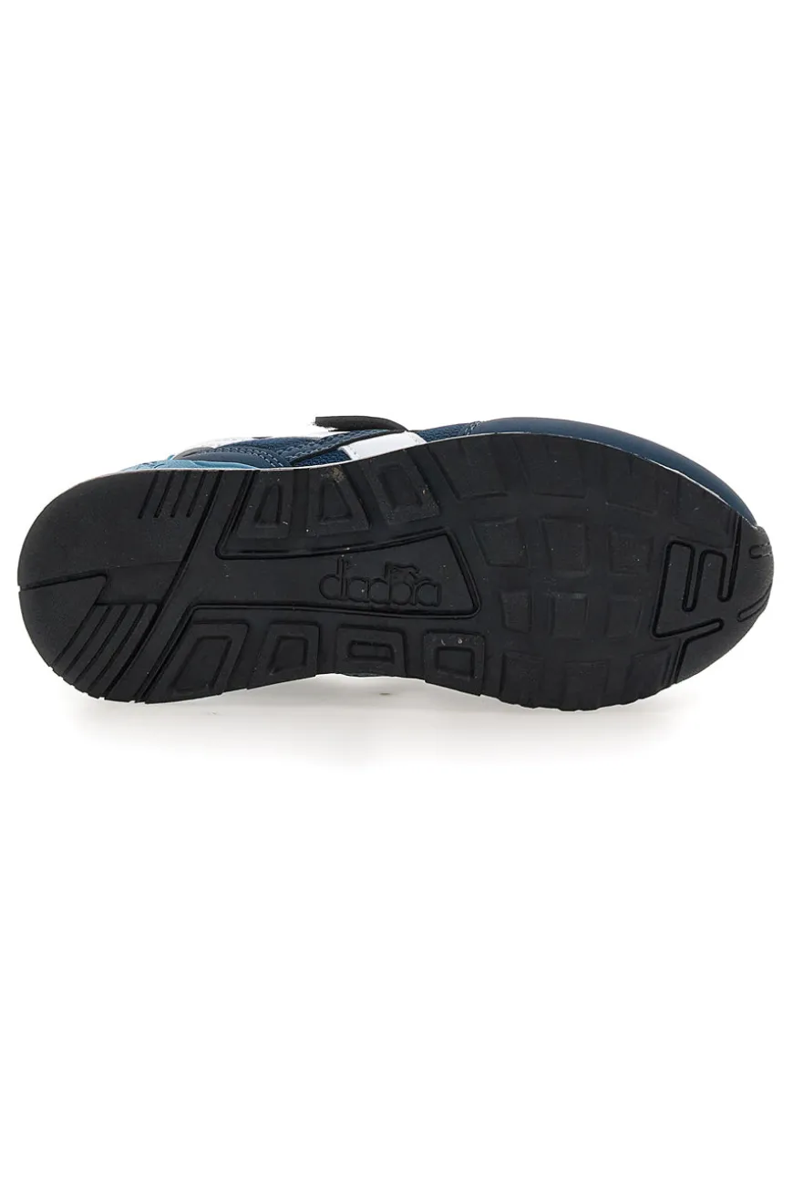 Scarpe blu con strappo in materie sintetiche Diadora N.92 ps
