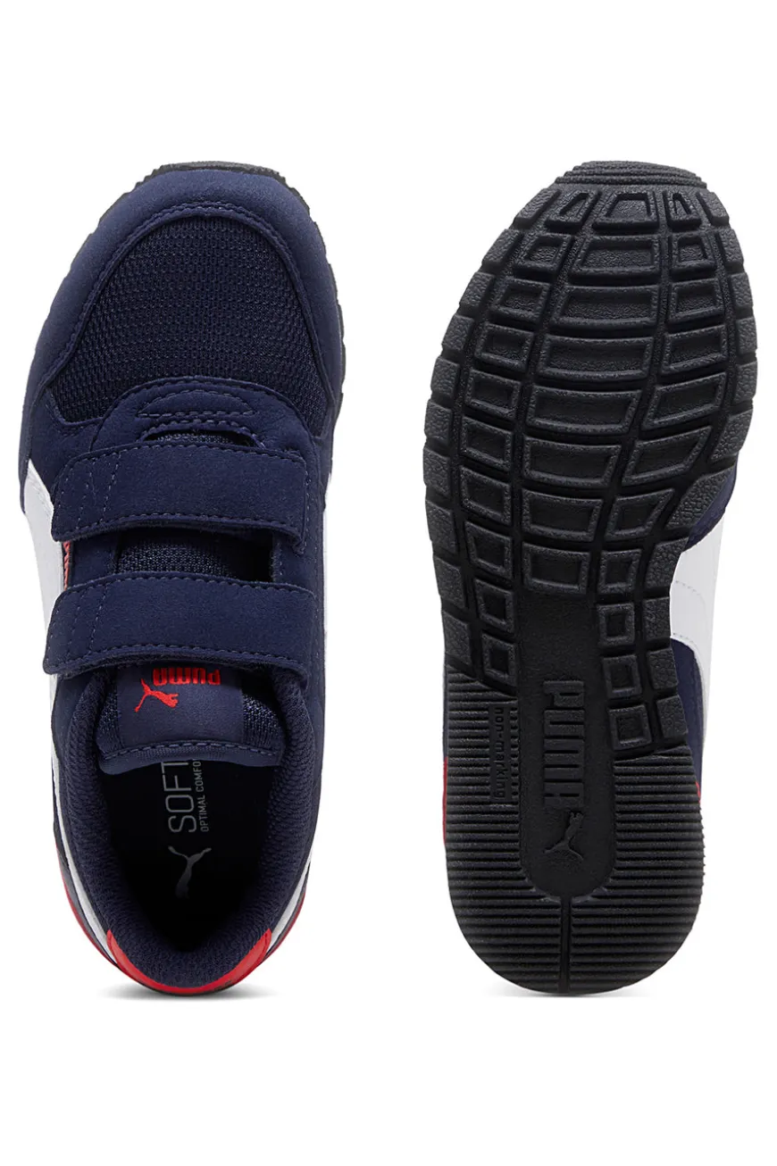 Scarpe blu stile running con strappi Puma ST Runner v4 Mesh V PS