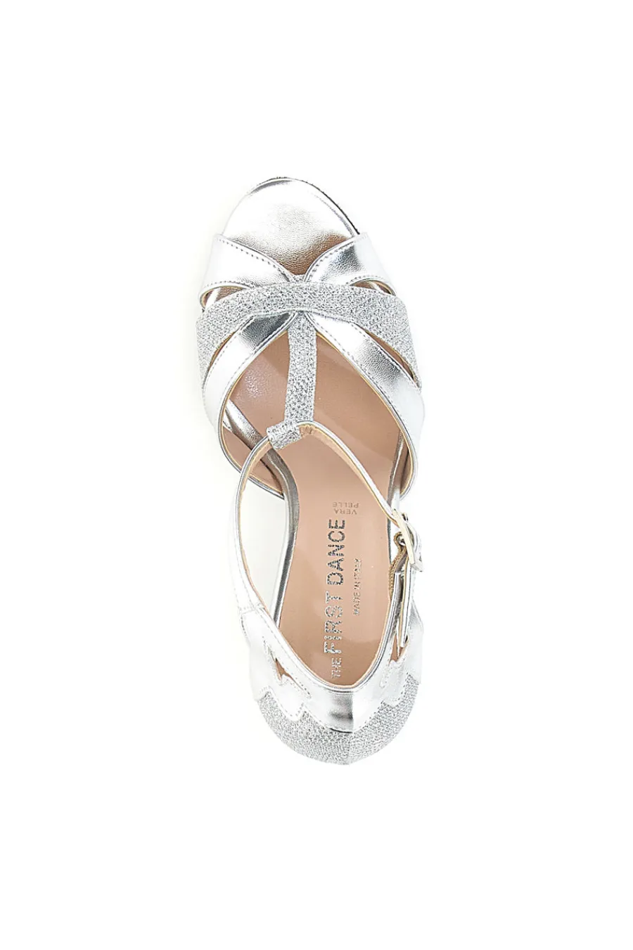 Scarpe da ballo argento con cinturino 4724-THE FIRST DANCE Best