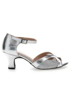 Scarpe da ballo con glitter e cinturino 6558-THE FIRST DANCE