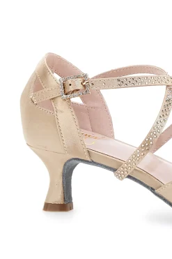 Scarpe da Ballo Beige Con Cinturini Incrociati 1460502-MON DIEU