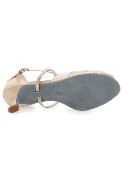 Scarpe da Ballo Beige Con Cinturini Incrociati 1460502-MON DIEU