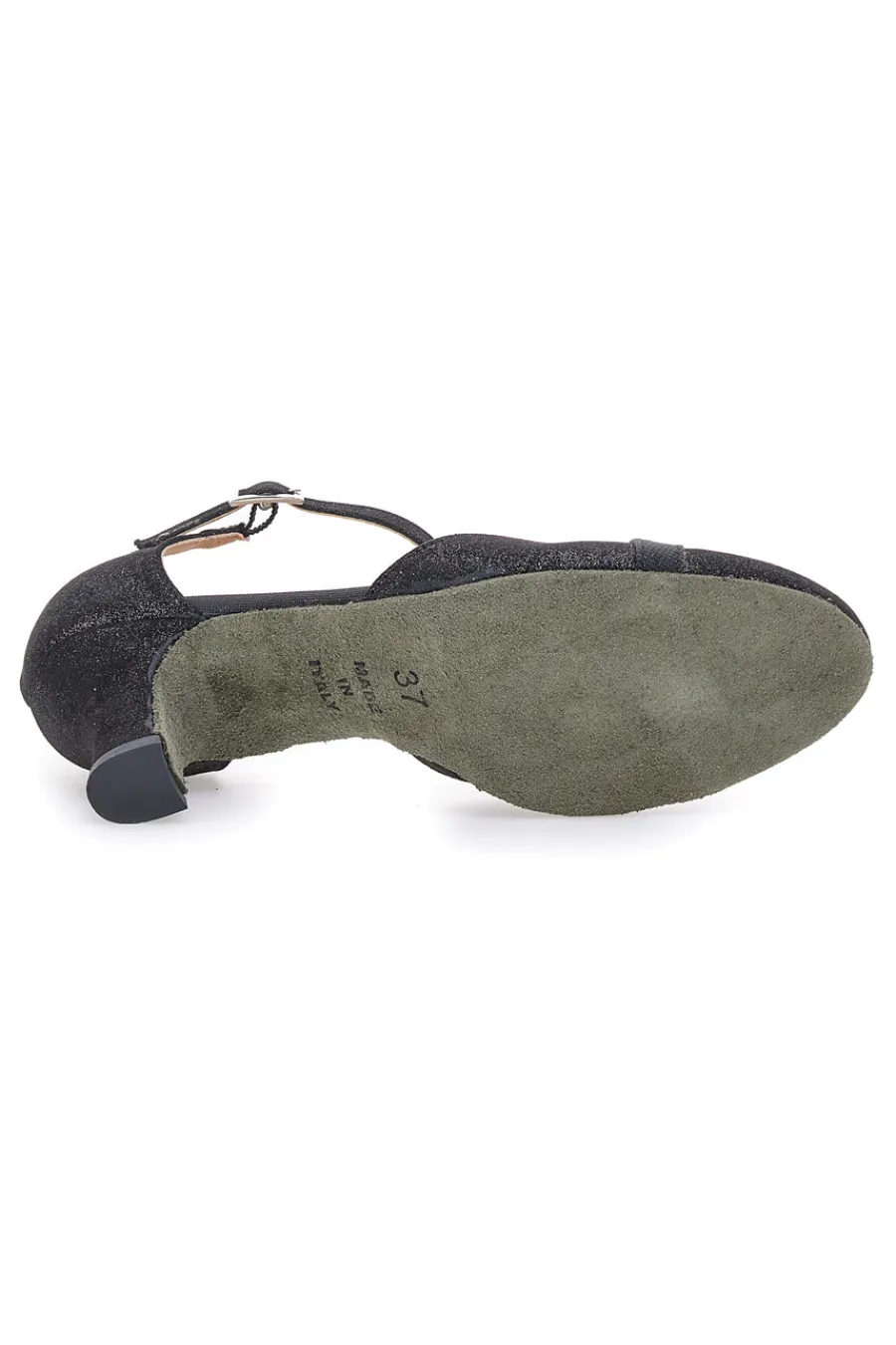 Scarpe da ballo nere con cinturino a T e suola in vera pelle 6554-THE FIRST DANCE Discount