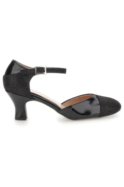 Scarpe da ballo nere con punta chiusa e cinturino 6552-THE FIRST DANCE