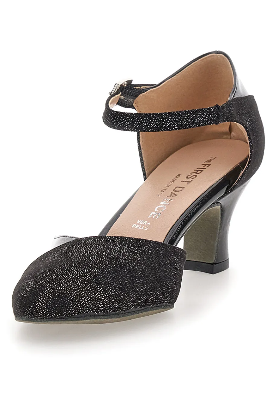 Scarpe da ballo nere con punta chiusa e cinturino 6552-THE FIRST DANCE