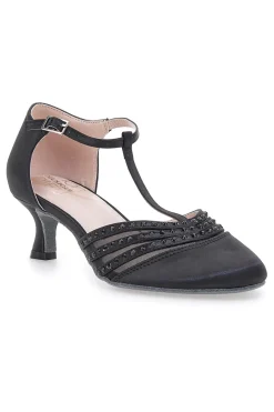 Scarpe da Ballo Nere Con Strass 1460702-MON DIEU