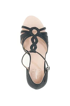 Scarpe da Ballo Nere Con Strass 1460404-MON DIEU New