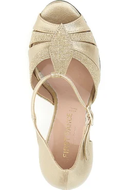 Scarpe da Ballo Oro con Cinturino 622 75-THE FIRST DANCE Clearance