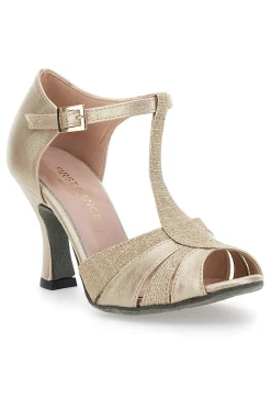 Scarpe da Ballo Oro con Cinturino 622 75-THE FIRST DANCE Clearance